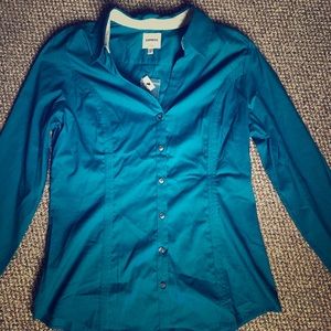 Teal dress shirt